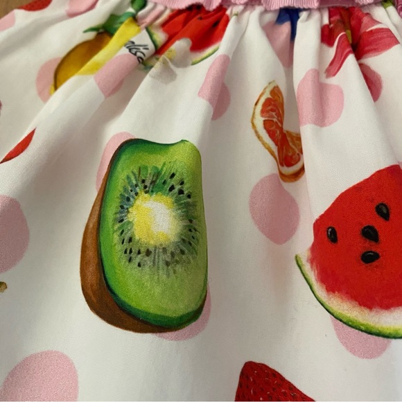 MonnaLisa Italy Fruit Print Skirt - Picture 5 of 12